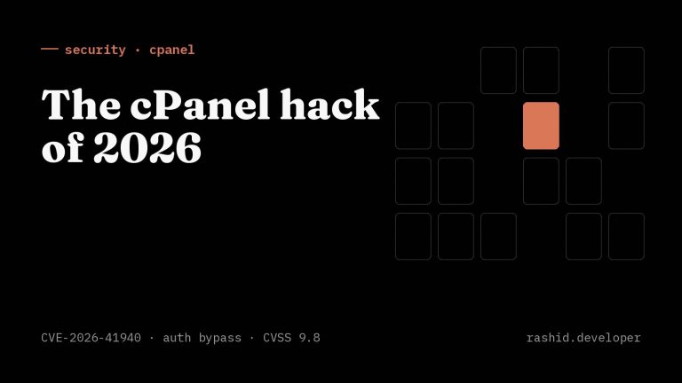 The cPanel hack of 2026: what happened and how to protect your sites