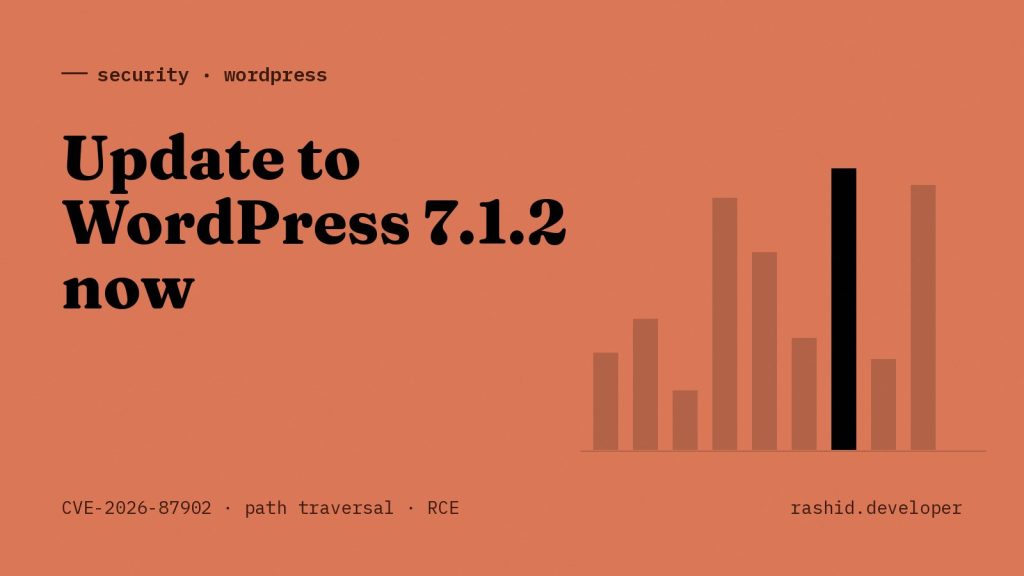 CVE-2026-87902: update to WordPress 7.1.2 now