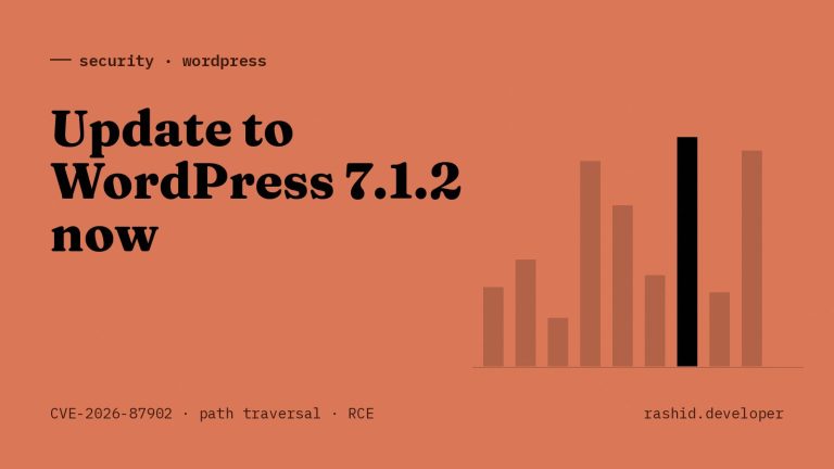 CVE-2026-87902: update to WordPress 7.1.2 now
