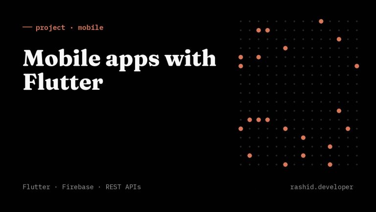 Mobile apps with Flutter