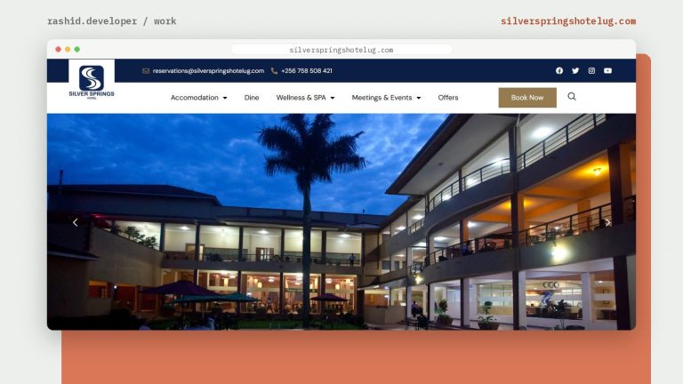 Homepage of silverspringshotelug.com