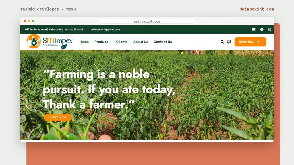 Homepage of smimpexint.com