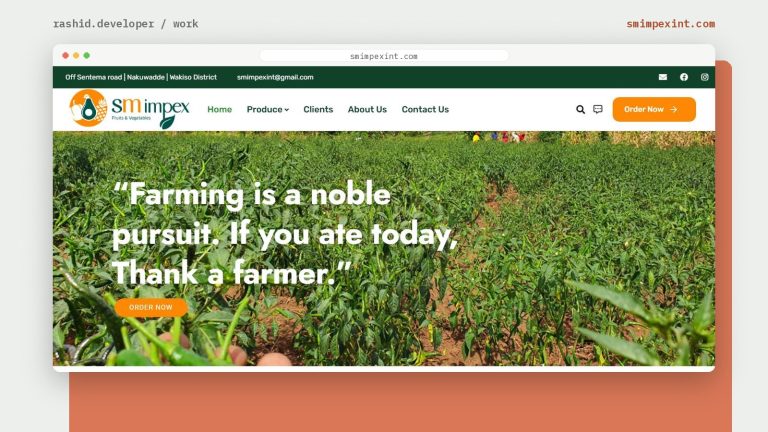 Homepage of smimpexint.com